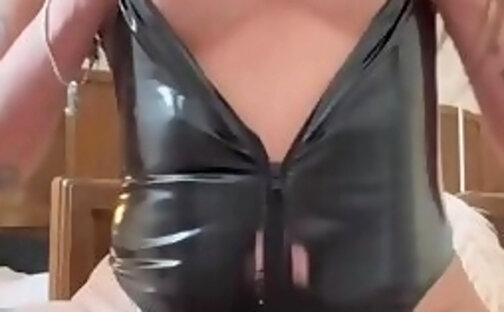 Leather Suited Cumming