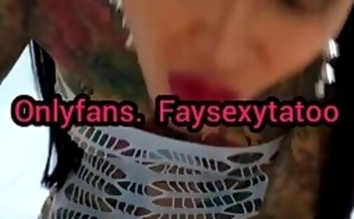Sexy ladyboy faysexytatoo..bigcock